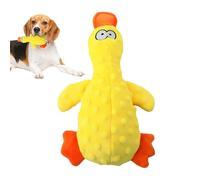 syayw Jouet Canard pour Chien,Peluche Grinceuse Apaisante | Canard Mignon avec Couinement Amusant | pour Chiots Et Animaux De Toutes Tailles Mâcheurs Agressifs Jeu De Récupération À La Maison Et