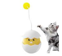 syayw Jouet pour chat, balles de jeu interactives avec pêche, accessoires pour animaux de compagnie pour toutes les races, intérieur et extérieur, salon, chambre à coucher, voyage, jardin