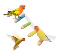syayw Perchoirs pour Cage d'oiseaux,Plateau de Jeu pour la Calopsitte | Perchoir avec Ventouses Économiseur D'Espace pour Cage d'oiseaux pour Perroquet Perruche Calopsitte Conure pour Mur Et Fenêtre