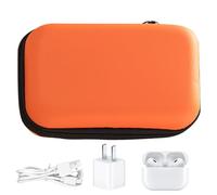 syayw Sac de Rangement | Sac de Transport pour Accessoires pour câbles et écouteurs | Sac de Protection pour chargeurs | Borsa Porta Cavi | Para Cables Y Cargadores | Tech Pouch 2026, Orange, Voir