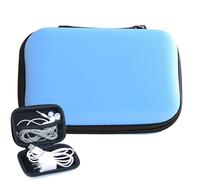 syayw Sac de Rangement | Sac de Transport pour Accessoires pour câbles et écouteurs | Sac de Protection pour chargeurs | Borsa Porta Cavi | Para Cables Y Cargadores | Tech Pouch 2026, Bleu, Voir