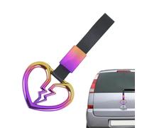 syayw Sangle Pour Poignée De Voiture,Sangle de Poignée pour Voiture en Cœur - Anneaux Décor Auto pour Pare-chocs Arrière Bus Camping-Car Camion Extérieur Intérieur