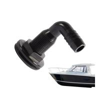 syayw Siphon de Pompe de cale grâce au raccord fuselé, raccord de Passage à 90 degrés, raccord de Drainage ABS et raccord Thru-Rumpf. Garniture pour Bouchon de vidange des conduites d'eau de Bord des