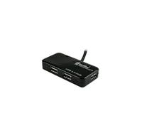 Syba CL-HUB20033 - Concentrateur (hub) - 4 x USB 2.0 - de bureau