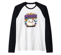 Sybau Funny Bao Bun Cartoon Design | Jeu de Mots inspiré du Manche Raglan