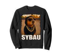 Sybau Sigma Meme Capybara Italian Brainrodesign Sweatshirt