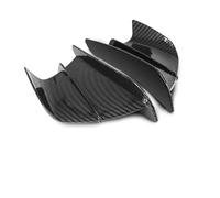 SYBLW Aileron de Moto Compatible avec Ducati pour Panigale V2 pour Panigale V4 pour Panigale 899 Aileron Latéral De Carénage De Moto Aile Aérodynamique Déflecteur Spoiler(Carbon Fiber Texture)
