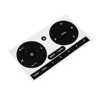 SYBLW Autocollant pour Bouton lève-vitre Compatible avec Fiat500 2011, 2012, 2013, 2014, 2015, 2016 Autocollants De Réparation pour Boutons D'autoradio Usés Et Décollés