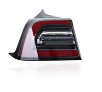 SYBLW Feu arrière complet Compatible avec Tesla pour Model 3 2017 2018 2019 2020 Couvercle de feu arrière de voiture Feux antibrouillard Clignotants Feu stop Accessoires de voiture