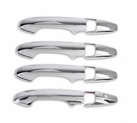 SYBLW Poignée de Porte Housse Compatible Avec Civic 2006 2007 2008 2009 2010 2011 Couvercle De Poignée De Porte De Voiture En Fibre De Carbone Chromé, Garniture Décorative, Accessoires De Style