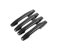 SYBLW Poignée de Porte Housse Compatible Avec Civic 2006 2007 2008 2009 2010 2011 Poignée De Porte De Voiture Moulée Couverture Garniture Décor En Fibre De Carbone Style Extérieur Auto