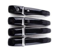 SYBLW Poignée de Porte Housse Compatible Avec Dodge Pour Caravan Pour Durango 2011 2012 2013 2014 2015-2019 Couvercle De Poignée De Porte Noir Brillant Accessoires Extérieurs