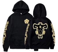Sybnwnwm Black Clover Sweat à capuche pour homme Asta Cosplay, Noir , 4X-Large