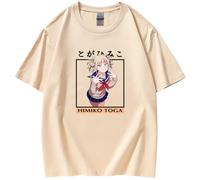 Sybnwnwm My Hero Academia T-Shirt Homme Himiko Toga 3D imprimé à Manches Courtes Été Homme Femme Japonais Animé Tshirt