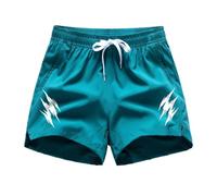 Sybnwnwm Short d'été décontracté à taille élastique, séchage rapide, imprimé flash, respirant, short de sport, jogging, Bleu C, 3XL