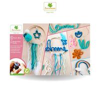 Sycomore - 5 attrape reve, Tricotin, Jouet Premium, Kits de Loisirs créatifs, Atelier creatif enfant, activites manuelles pour enfants, bijoux enfants fille, cadeau fille 10 ans, Jeux enfants, 8 ans +