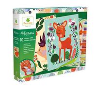 SYCOMORE Artissimo - 10 Tableaux Sable - Animaux de La Forêt - Loisirs Créatifs Enfant - Dès 4 Ans CREA005