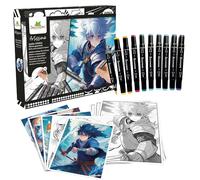 D'Arpèje Coffret créatif SYCOMORE - Layout et marqueurs - Héros guerriers - Dès 10 ans