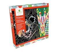 Sycomore Artissimo - Kit créatif de 10 portraits d'animaux - Pour enfants à partir de 5 ans - Avec 8 couleurs de sable
