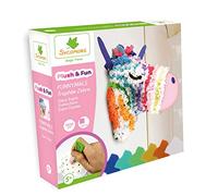 SYCOMORE Kit de Loisir Créatif Enfant - Funnymals Zèbre - Trophée 3D à Customiser - DIY - Plush & Fun - Dès 5 Ans CRE8022