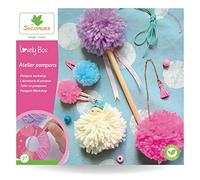 Sycomore- Atelier Lovely Box Petit MODELE Pompons, CRE11045, Plusieurs Couleurs