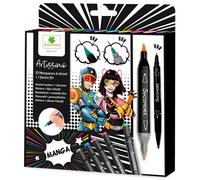 Au Sycomore – Coffret Artissimo de marqueurs à alcool – 12 marqueurs + 1 feutre fin