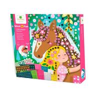 Sycomore Jeu créatif Stick'n Fun PM Mosaïques Chevaux Multicolore 5 ans