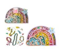 Sycomore Perles En Bois Arc-en-ciel