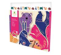 Sycomore Pockets - Scratch Art Les Animaux Des Bois