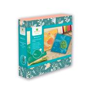 Sycomore Lovely box - Tableaux en fil tendu Océan | Au Sycomore - ref. CRE1057 - 3517130009782 - dim. 18x5x17cm - Aqua - Materiaux mixtes