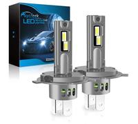 Sycreek H4 LED HB2 9003 24000LM 90W, Ampoule LED H4 1:1 Mini Design 6500K Blanc Froid,Kit be Conversion Halogène, Ampoule de Phare pour 12V Voiture ou Moto