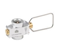 SYCSYH Adaptateur de cartouche de gaz - Adaptateur de recharge de gaz - Adaptateur de cartouche de gaz - Valve à vis - Adaptateur de réchaud de camping - Valve Lindal compatible avec butane et propane