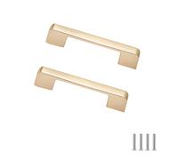 SYDARSYN 2 pièces Poignee de Meuble Poignée de Cuisine Poignee de Porte Commode Penderie Armoires Poignées de Tiroir Boutons de Portes 96 mm