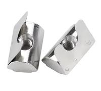 SYDARSYN Écrous en T avec Feuille de Ressort, Écrous à Rainure en T pour Profilés en Aluminium (30 Série) M6, 10 pcs