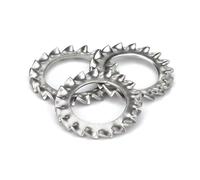 SYDARSYN Rondelles Dentées Externes, Rondelles de Blocage Acier Inox Rondelles à Ressort de Serrage M16 (10 Pièces)