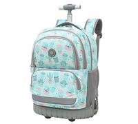 SYDARSYN Sac à Dos pour Etudiant Cartable a roulettes Garçon Fille Sac Scolaire Roulette Monter des Escaliers Sac école Filles Chariot Cartables Voyage