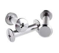 SYDARSYN Vis Chicago M4x14mm Vis de Reliure Rivets en Acier Inoxydable, Vis à Tête Cruciforme pour Cuir, Ceinture, Décoration, Reliure, Livre (10 Pièces)