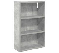 SYDE Armoire murale pour salle de bain gris béton 40 x 16 x 62,5 cm | Étagères de coiffeuse en bois dur résistant à l'humidité, gain de place, idéal pour les petites salles de bain