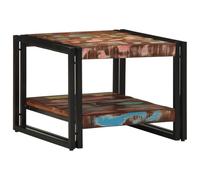SYDE Table basse multicolore 50 x 50 x 38 cm Bois recy er résistant, surface lisse, utilisation multiple, nettoyage facile, pour salon ou chambre