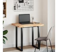 SYDE Table de bain en bois massif d'acacia 80 x 60 x 4 cm | Non traité, personnalisable, multi-usages, résistant, facile à nettoyer, veine unique