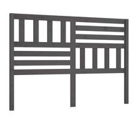 SYDE Tête de lit en bois de pin gris 156 x 4 x 100 cm | Design moderne, compatible avec des sommiers spécifiques, surface vernie facile à nettoyer
