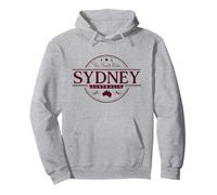 Sydney Australie - Étiquette Sydney Nouvelle-Galles du Sud Sweat à Capuche