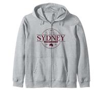 Sydney Australie - Étiquette Sydney Nouvelle-Galles du Sud Sweat à Capuche