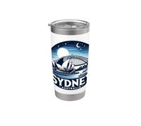 Sydney, Australie, Nouvelle-Galles du Sud, Opéra, Pont, Souvenir Gobelet isotherme en acier inoxydable double paroi