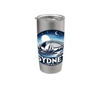 Sydney, Australie, Nouvelle-Galles du Sud, Opéra, Pont, Souvenir Gobelet isotherme en acier inoxydable double paroi