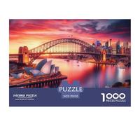Sydney Harbour Bridge Papier De Haute Qualité Jeu Stimulant Et Gratifiant, Adapté Aux Loisirs À La Maison Et Aux Soirées en Famille 70x50cm/1000pcs
