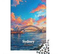 Sydney Opera House and Harbour Bridge at Suns-1 Puzzle, 1000 pièces