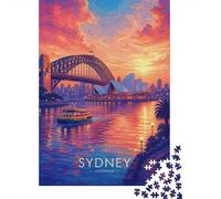 Sydney Opera House and Harbour Bridge at Suns Puzzle, 1000 pièces