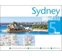 Sydney PopOut Map - pocket-size, pop up map of Sydney city centre