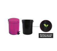 Sydney Poubelle Salle De Bain - 25x17x22,5cm - Rose Fonçé